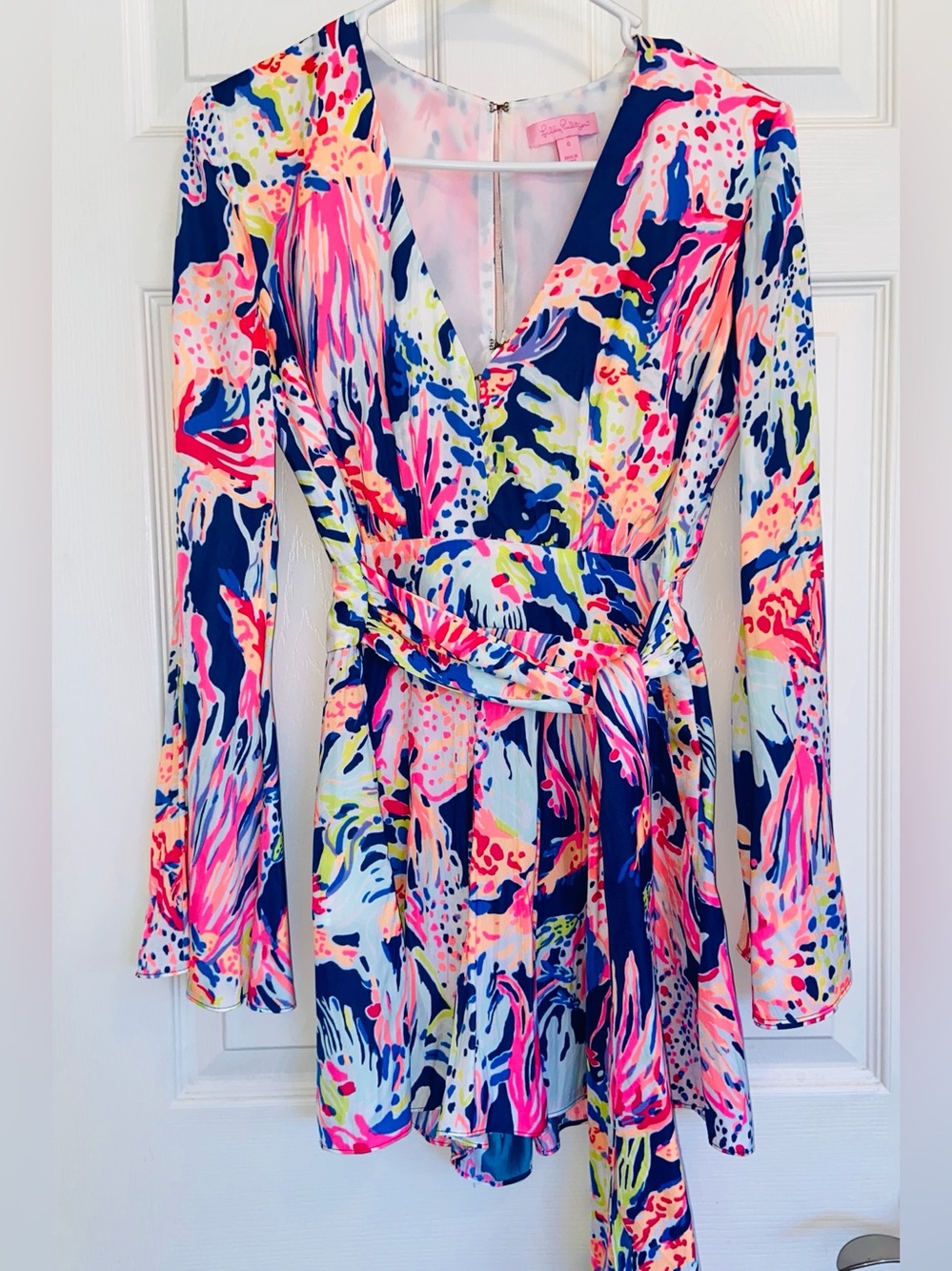 Lilly Pulitzer Gloria Romper in Indigo Sunken Treasure